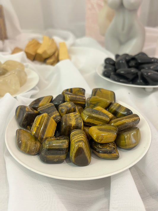 Tigers Eye Tumble Stone